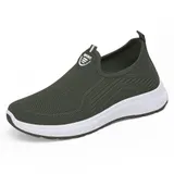 Damen Slip On Sneakers Sportschuhe Turnschuhe Laufschuhe Freizeit Running Shoes – Bild 4