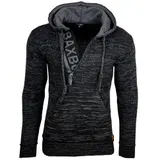 Baxboy Top Herren Winter Kapuzenpullover Pulli Sweatshirt Jacke RN-13277 Neu – Bild 2