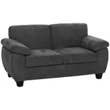 Sofa 2 Sitzer 156 cm Chenille Couch mit breiten gepolsterten Armlehnen – Bild 1