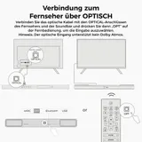 ULTIMEA 5.1.2 Surround Soundbar für TV mit Subwoofer, Dolby Atmos App Steuerung – Bild 21