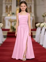 Mädchen Prinzessin Party Kleid Ballkleid Hochzeitsjungfer Abschlussball Kleider – Bild 1