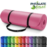 Yogamatte Fitnessmatte Gymnastikmatte Pilates Sportmatte Bodenmatte PHTHALATFREI – Bild 1