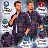 Flanellhemd Arbeitshemd Holzfällerhemd Karohemd Freizeithemd M-XXXL – Bild 2