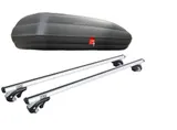 Dachbox 132x78x34,5 + Dachträger  Dacia Duster  2018-2022 Mit Dachreling – Bild 1