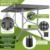 tillvex® Gartentisch 220 cm Buffettisch klappbar Klapptisch Campingtisch Garten – Bild 4