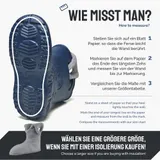 LADEHEID Gummistiefel Kinder Gefütterte Jungen Mädchen Thermo Regenschuhe 22-35 – Bild 2