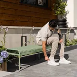 di volio Gartenbank BAISO 130 cm Metall wetterfest – Bild 5