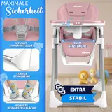 KIDUKU® Hochstuhl Baby 3in1 Kinderstuhl Kinderhochstuhl mit Liegefunktion Tisch – Bild 5