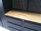 Werkstatt Schranksystem 9-teilig Werkstattwand Werkstattschrank Werktisch 57064 – Bild 7