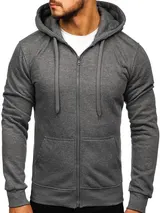 Sweatshirt Kapuzenpullover Sweatjacke Pullover Hoodie Basic Herren BOLF Sport – Bild 1