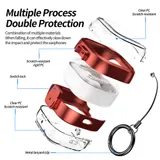 ABS Safety Lock Case für Samsung für buds 4 Pro für buds 4 mit Schlüsselanhänger – Bild 5