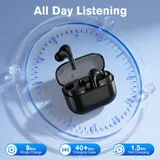 Bluetooth 5.4 Kopfhörer In-Ear Kabellos Ohrhörer mit Mikrofon Touch Headset – Bild 11