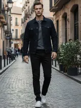 Herren Jeans Hose Rock Creek Schwarz Denim Jeanshose Herrenhose RC-2443 W29-W44 – Bild 6
