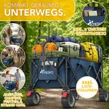 TRESKO® Bollerwagen Faltbar 215L Handwagen Klappbar Kinder Transportwagen Strand – Bild 3
