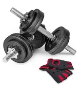 Hop-Sport Gusseisen Kurzhanteln Set 30kg Hanteln Set Kurzhantel Hantelset 2x15kg – Bild 11