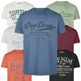 riverso Tshirt Herren Baumwolle Regular Fit RIVLeon Rundhals Kurzarm Sommer Tee – Bild 5