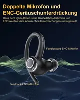 Bluetooth Kopfhörer Sport In Ear Kabellos 8 Std Akku – Bild 3