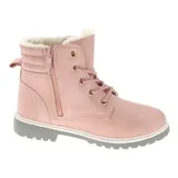 Mädchen Winter Stiefeletten Winterboots Winterschuhe Gefüttert Warm Rosa 29 32  – Bild 2