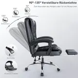 Ergonomischer Bürostuhl Massagefunktion Höhenverstellbar Schreibtischstuhl – Bild 4