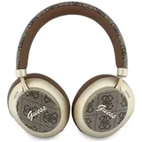 Guess Bluetooth 5.4 Wireless Headset ENC On-Ear 4G Gold Script Metal brown – Bild 4