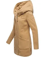 Marikoo Damen Winter Jacke Mantel Business Trenchcoat Wintermantel Parka MAIKOO – Bild 6