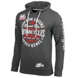 Baxboy Herren Pullover Hoodie Sweatjacke Longsleeve Sweatshirt Jacke Langarm Kap – Bild 1