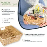 Geschenkkorb leer Aufbewahrungskorb aus Wasserhyazinthe Flechtkorb div. Formen – Bild 2