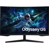 Samsung Odyssey G55C S27CG554EU 27 Zoll WQHD Curved-Gaming Monitor Schwarz LED – Bild 1