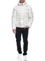 Indicode Herren Übergangsjacke INLivia-Steppjacke Reißverschluss Kapuze Männer – Bild 3