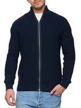 Indicode Herren Strickjacke Dodson-Pullover Zipper Stehkragen Grobstrick Pulli – Bild 4