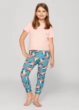 Merry Style Mädchen Capri Leggings 3/4 Sport Training Fitness Baumwolle 110-158 – Bild 4