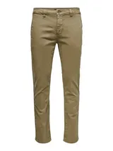 Herren ONLY & SONS Chino Hose Basic Slim Fit Pants ONSPETE Baumwolle Twill – Bild 1