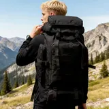 80L großer Wanderrucksack Reiserucksack Trekking Rucksack wasserabweisend – Bild 15