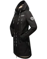 Marikoo Damen Softshell Outdoor Jacke Parka Mantel lang mit Kapuze B886 NEU – Bild 5
