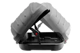 Inter Pack Stella 480 Dachbox 390L schwarz Kevlar Auto Gepäckbox 75kg Ski – Bild 5