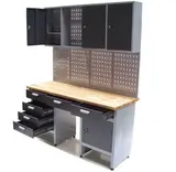 Werkstatt Combi-Set Werkbank 06276 Werkzeugschrank + Werkzeugwand 06278 Lochwand – Bild 8