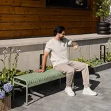 di volio Gartenbank BAISO 130 cm Metall wetterfest – Bild 6