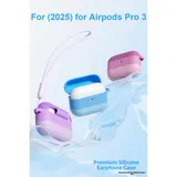 Für AirPods Pro 3 Hülle Silikon Material Tragbar Schutz Fünf Farben – Bild 2