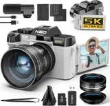 5K 48MP Digitalkamera Anfänger Fotokamera Autofokus 16X Zoom Kompakt Mit 32GB – Bild 11
