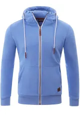 Sweatjacke Herren Zipper Kapuzenpullover Hoodie Pullover Männer Zip RS-1006 – Bild 3