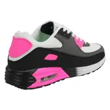 Damen Sneaker Sportschuhe Damenschuhe Freizeitschuhe Laufschuhe Schnürer 36-41 – Bild 5
