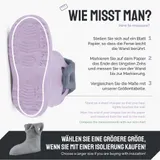 LADEHEID Gummistiefel Kinder Gefütterte Jungen Mädchen Thermo Regenschuhe 22-35 – Bild 2