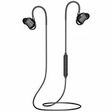 SPORT WIRELESS BLUETOOTH OHRHÖRER HEADSET KOPFHÖRER EARBUDS MIT MIKROFON, SCHWARZ. NEU – Bild 1