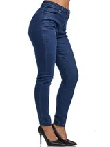 Tazzio Jeans Damen High Waist Skinny Fit Jeanshose Stretch Denim Hose – Bild 5