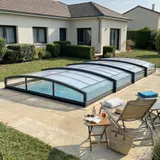 Poolüberdachung Majorca 4x8 Poolabdeckung Aluminium Winterabdeckung | Canopia – Bild 3