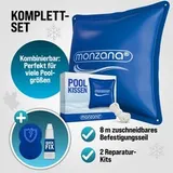 monzana Poolkissen Luftkissen Winterkissen Sicherheitsventil 4 Ösen 6m Seil XXL – Bild 7