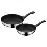 WMF Devil Pfannenset 2-teilig Bratpfanne 28 cm + 24 cm Induktion schwarz – Bild 1