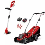 Einhell Akku Set Rasenmäher GE-CM 18/33 Rasentrimmer GC-CT Li B-Ware – Bild 1