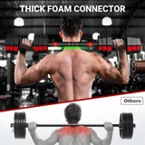 Hantel Set Kurzhantel Langhantel Gewichte Hantelset Fitness Krafttraining – Bild 9