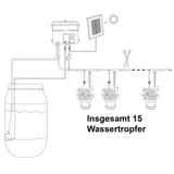 esotec Solar WaterDrops 15 Bewässerungssystem Pflanzenbewässerung 101100 – Bild 2